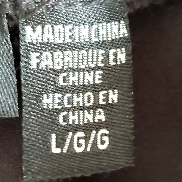 Femme by Design Black Baggy Dress Cargo Trousers Silver Ankle Snap Women S-L NWT - Picture 10 of 11